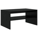 Sofabord Sort eg 80 x 50 x 40 cm Konstrueret træ