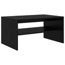 Sofabord Sort eg 80 x 50 x 40 cm Konstrueret træ