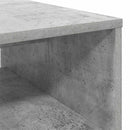 Sofabord Beton Grå 80 x 50 x 40 cm Konstrueret træ