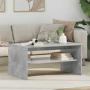 Sofabord Beton Grå 80 x 50 x 40 cm Konstrueret træ