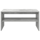 Sofabord Beton Grå 80 x 50 x 40 cm Konstrueret træ
