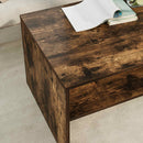 Sofabord Røget eg 80 x 50 x 40 cm Konstrueret træ