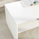 Sofabord Hvid 100 x 50 x 40 cm Konstrueret træ
