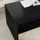 Sofabord Sort eg 100 x 50 x 40 cm Konstrueret træ