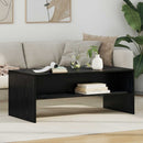 Sofabord Sort eg 100 x 50 x 40 cm Konstrueret træ