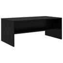 Sofabord Sort eg 100 x 50 x 40 cm Konstrueret træ