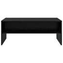 Sofabord Sort eg 100 x 50 x 40 cm Konstrueret træ