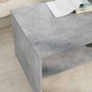 Sofabord Beton Grå 100 x 50 x 40 cm Konstrueret træ