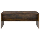 Sofabord Røget eg 100 x 50 x 40 cm Konstrueret træ