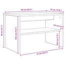 TV-skab Sort eg 60 x 35 x 40 cm Konstrueret træ
