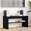TV-skab Sort eg 80 x 35 x 40 cm Konstrueret træ