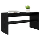 TV-skab Sort eg 80 x 35 x 40 cm Konstrueret træ
