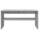 TV-skab Beton Grå 80 x 35 x 40 cm Konstrueret træ