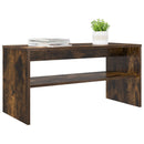 TV-skab Røget eg 80 x 35 x 40 cm Konstrueret træ