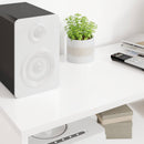 TV-skab Hvid 100 x 35 x 40 cm Konstrueret træ