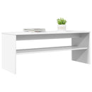 TV-skab Hvid 100 x 35 x 40 cm Konstrueret træ