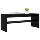 TV-skab Sort eg 100 x 35 x 40 cm Konstrueret træ
