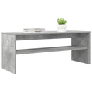 TV-skab Beton Grå 100 x 35 x 40 cm Konstrueret træ