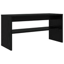 TV-skab Sort eg 80 x 30 x 40 cm Konstrueret træ