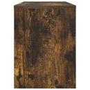 TV-skab Røget eg 80 x 30 x 40 cm Konstrueret træ