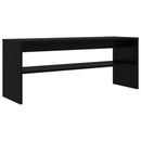 TV-skab Sort eg 100 x 30 x 40 cm Konstrueret træ
