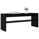 TV-skab Sort eg 100 x 30 x 40 cm Konstrueret træ