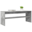 TV-skab Beton Grå 100 x 30 x 40 cm Konstrueret træ