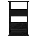 Sidebord Sort eg 40 x 35 x 60,5 cm Konstrueret træ