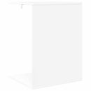 Sidebord Hvid 45 x 40 x 62,5 cm Konstrueret træ