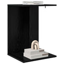 Sidebord Sort eg 45 x 40 x 62,5 cm Konstrueret træ