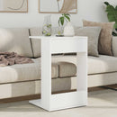 Sidebord Hvid 40 x 38 x 62,5 cm Konstrueret træ