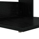 Sidebord Sort eg 40 x 38 x 62,5 cm Konstrueret træ