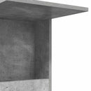 Sidebord med hjul Beton Grå 40 x 35 x 60 cm Konstrueret træ