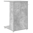 Sidebord med hjul Beton Grå 40 x 35 x 60 cm Konstrueret træ