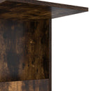 Sidebord 40 x 35 x 60 cm Konstrueret træ Røget eg