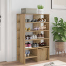 Sko skab med hylde 2 pcs Artisan Egetræ Konstrueret træ