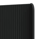 Sengestel med opbevaring og hovedgærde Sort 75 x 190 cm