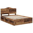 Sengestel Gammelt træ 150 x 200 cm Massiv fyrretræ