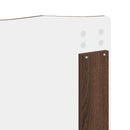 Sengestel med hovedgærde Brun eg 140 x 200 cm Massiv fyrretræ