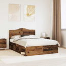 Sengestel Gammelt træ 140 x 190 cm Massiv fyrretræ