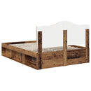 Sengestel Gammelt træ 140 x 190 cm Massiv fyrretræ