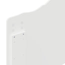 Sengestel med hovedgærde Hvid 90 x 200 cm Massiv fyrretræ