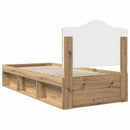 Sengestel med hovedgærde Artisan eg 90 x 200 cm Massiv fyrretræ