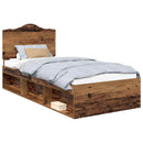 Sengestel Gammelt træ 75 x 190 cm Massiv fyrretræ