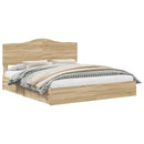 Opbevaringsseng Sonoma eg 180 x 200 cm Konstrueret træ