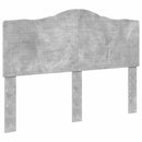 Opbevaringsseng Beton Grå 150 x 200 cm Konstrueret træ