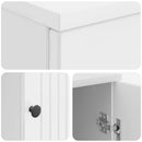 Bord med hylde Gloss Hvid 142,5 x 50 x 75 cm Konstrueret træ
