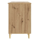Bord med hylde Artisan-eg 142,5 x 50 x 75 cm Konstrueret træ