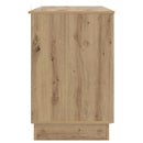 Bord med hylde Artisan-eg 142,5 x 50 x 75 cm Konstrueret træ