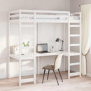 Hemsengramme Hvid 90 x 200 cm Massiv fyrretræ